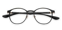 Load image into Gallery viewer, Black Round Full Rim Unisex Eyeglasses by John Jacobs-130540