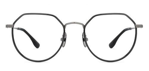 Black Hexagonal Full Rim Unisex Eyeglasses by John Jacobs Computer Glasses-141861