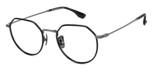 Black Hexagonal Full Rim Unisex Eyeglasses by John Jacobs Computer Glasses-141861