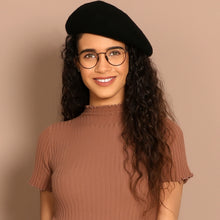 Load image into Gallery viewer, Black Hexagonal Full Rim Unisex Eyeglasses by John Jacobs Computer Glasses-141861