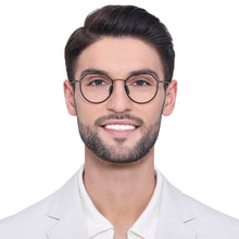 Load image into Gallery viewer, Black Hexagonal Full Rim Unisex Eyeglasses by John Jacobs Computer Glasses-141861
