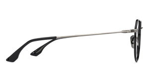 Black Hexagonal Full Rim Unisex Eyeglasses by John Jacobs Computer Glasses-141861