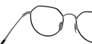 Black Hexagonal Full Rim Unisex Eyeglasses by John Jacobs Computer Glasses-141861