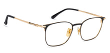 Load image into Gallery viewer, Gold Square Full Rim Unisex Eyeglasses by John Jacobs-131413