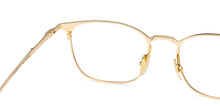 Load image into Gallery viewer, Gold Square Full Rim Unisex Eyeglasses by John Jacobs-131413