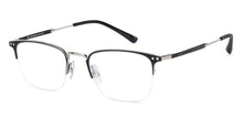 Load image into Gallery viewer, Silver Wayfarer Half Rim Wide Unisex Eyeglasses by John Jacobs-131419