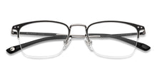 Load image into Gallery viewer, Black Wayfarer Half Rim Unisex Eyeglasses by John Jacobs-147697