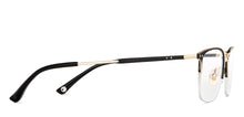 Load image into Gallery viewer, Black Wayfarer Half Rim Unisex Eyeglasses by John Jacobs-147698