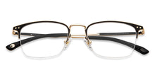 Load image into Gallery viewer, Black Wayfarer Half Rim Unisex Eyeglasses by John Jacobs-147698