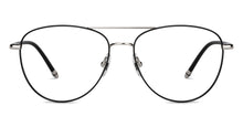 Load image into Gallery viewer, Black Aviator Full Rim Unisex Eyeglasses by John Jacobs-148383