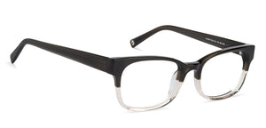 Dual Color Rectangle Full Rim Unisex Eyeglasses by John Jacobs-131248