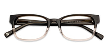 Load image into Gallery viewer, Dual Color Rectangle Full Rim Unisex Eyeglasses by John Jacobs-131248