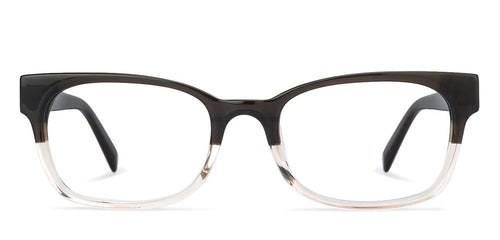 Dual Color Rectangle Full Rim Unisex Eyeglasses by John Jacobs-131248