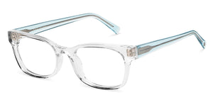 Transparent Rectangle Full Rim Unisex Eyeglasses by John Jacobs Computer Glasses-141846