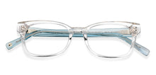 Load image into Gallery viewer, Transparent Rectangle Full Rim Unisex Eyeglasses by John Jacobs Computer Glasses-141846