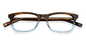 Dual Color Rectangle Full Rim Unisex Eyeglasses by John Jacobs Computer Glasses-141844