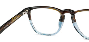 Brown Wayfarer Full Rim Unisex Eyeglasses by John Jacobs-148310