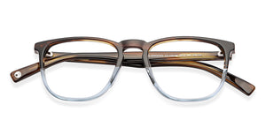 Brown Wayfarer Full Rim Unisex Eyeglasses by John Jacobs-148310