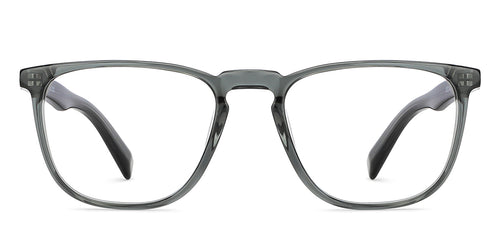 Grey Wayfarer Full Rim Unisex Eyeglasses by John Jacobs-148311
