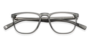 Grey Wayfarer Full Rim Unisex Eyeglasses by John Jacobs-148311