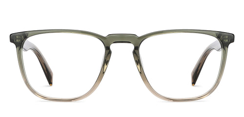Green Wayfarer Full Rim Unisex Eyeglasses by John Jacobs-148312