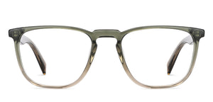 Green Wayfarer Full Rim Unisex Eyeglasses by John Jacobs-148312