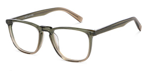Green Wayfarer Full Rim Unisex Eyeglasses by John Jacobs-148312