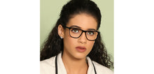 Load image into Gallery viewer, Black Square Full Rim Unisex Eyeglasses by John Jacobs JJ-131349