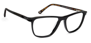 Black Square Full Rim Unisex Eyeglasses by John Jacobs JJ-131349