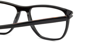 Black Square Full Rim Unisex Eyeglasses by John Jacobs JJ-131349