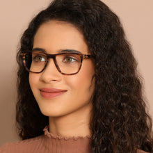 Load image into Gallery viewer, Brown Square Full Rim Unisex Eyeglasses by John Jacobs JJ-131351