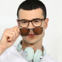 Load image into Gallery viewer, Brown Square Full Rim Unisex Eyeglasses by John Jacobs JJ-131351