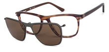 Load image into Gallery viewer, Brown Square Full Rim Unisex Eyeglasses by John Jacobs JJ-131351