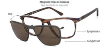 Load image into Gallery viewer, Brown Square Full Rim Unisex Eyeglasses by John Jacobs JJ-131351