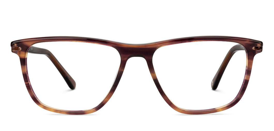 Brown Square Full Rim Unisex Eyeglasses by John Jacobs JJ-131351
