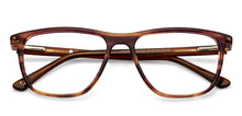 Load image into Gallery viewer, Brown Square Full Rim Unisex Eyeglasses by John Jacobs JJ-131351