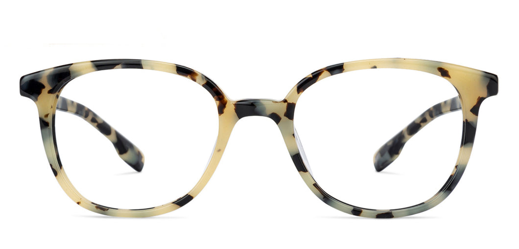 Tortoise Wayfarer Full Rim Unisex Eyeglasses by John Jacobs Computer Glasses-142105