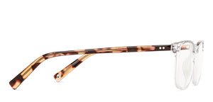 Transparent Rectangle Full Rim Unisex Eyeglasses by John Jacobs Computer Glasses-141832