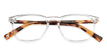 Load image into Gallery viewer, Transparent Rectangle Full Rim Unisex Eyeglasses by John Jacobs Computer Glasses-141832