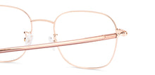 Load image into Gallery viewer, Gold Square Full Rim Unisex Eyeglasses by John Jacobs-135291