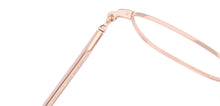 Load image into Gallery viewer, Gold Square Full Rim Unisex Eyeglasses by John Jacobs-135291