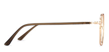Load image into Gallery viewer, Gold Square Full Rim Unisex Eyeglasses by John Jacobs-135292