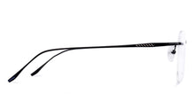 Load image into Gallery viewer, Black Square Rimless Unisex Eyeglasses by John Jacobs-135646