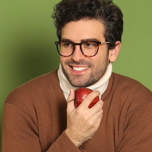 Brown Wayfarer Full Rim Unisex Eyeglasses by John Jacobs Computer Glasses-141781
