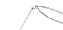 Load image into Gallery viewer, Silver Hexagonal Full Rim Unisex Eyeglasses by John Jacobs-135998