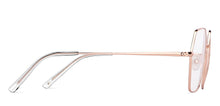 Load image into Gallery viewer, Rose Gold Hexagonal Full Rim Unisex Eyeglasses by John Jacobs Computer Glasses-147381