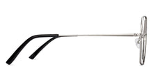 Load image into Gallery viewer, Silver Hexagonal Full Rim Unisex Eyeglasses by John Jacobs-136002