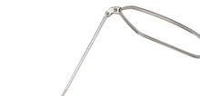 Load image into Gallery viewer, Silver Hexagonal Full Rim Unisex Eyeglasses by John Jacobs-136002