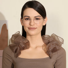 Load image into Gallery viewer, Rose Gold Hexagonal Full Rim Unisex Eyeglasses by John Jacobs-141239