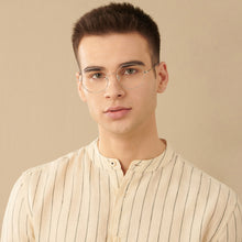 Load image into Gallery viewer, Silver Hexagonal Full Rim Unisex Eyeglasses by John Jacobs-141240